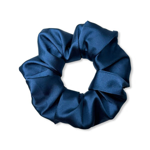 Navy Blue Satin