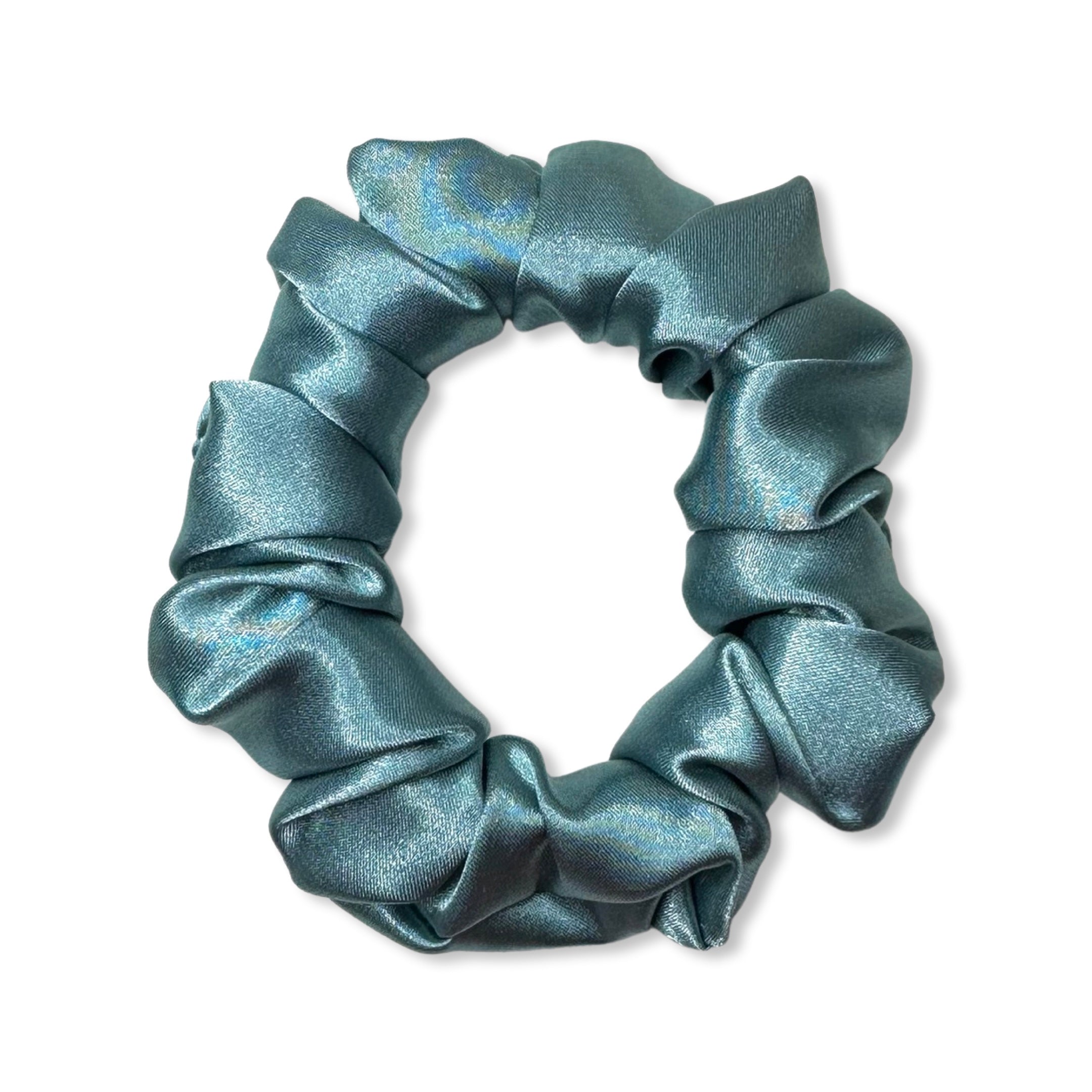 Steel Blue Mini Scrunchie